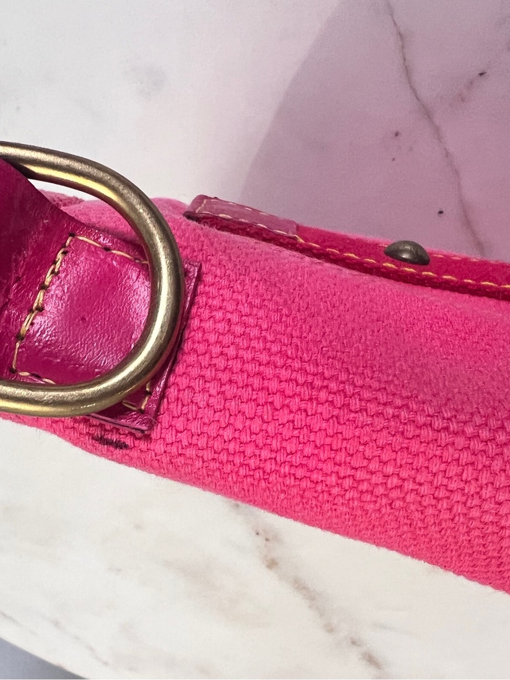 Louis Vuitton Antigua Cabas MM bag - poor condition, amateurly converted - Picture 9 of 16